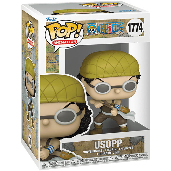 Funko POP #1774 One Piece Usopp with Rubber Band Figure